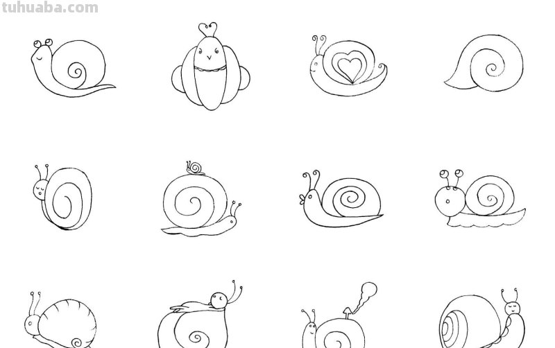 干货！各种小动物的60种简笔画画法，学会画画必备素材