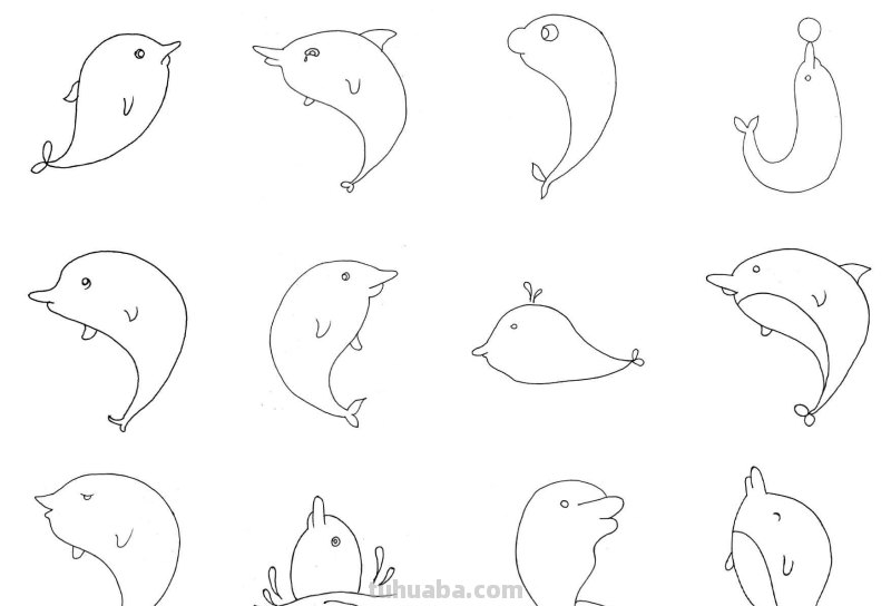 干货！各种小动物的60种简笔画画法，学会画画必备素材