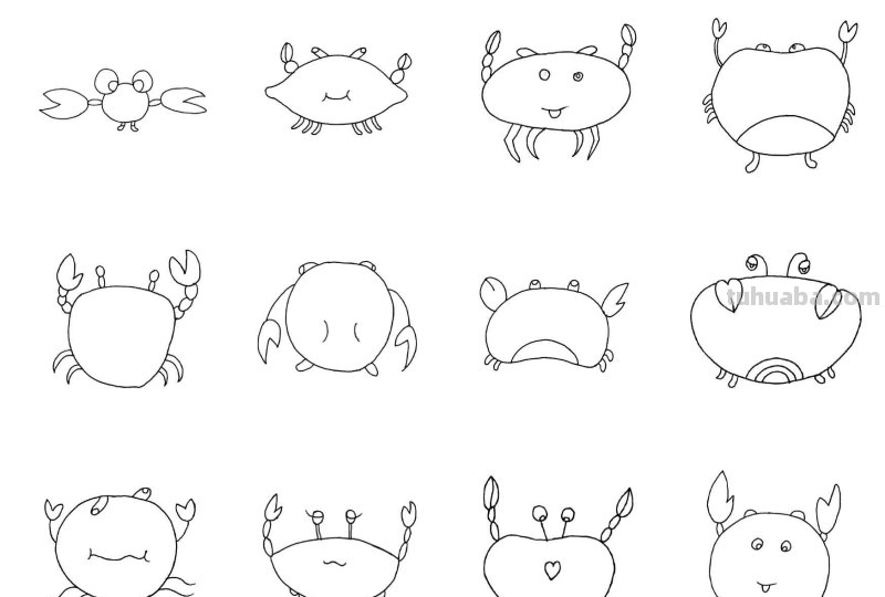 干货！各种小动物的60种简笔画画法，学会画画必备素材