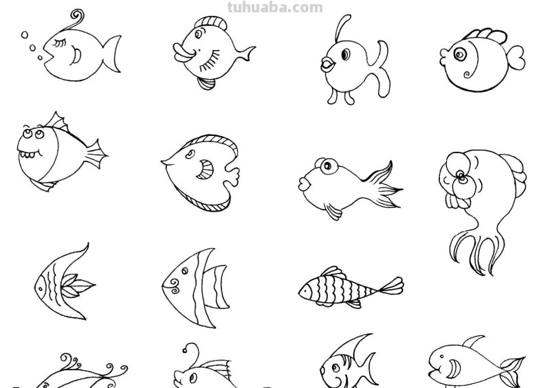 干货！各种小动物的60种简笔画画法，学会画画必备素材