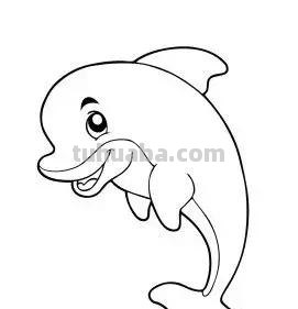 海洋动物简笔画教程，分分钟就能学的会