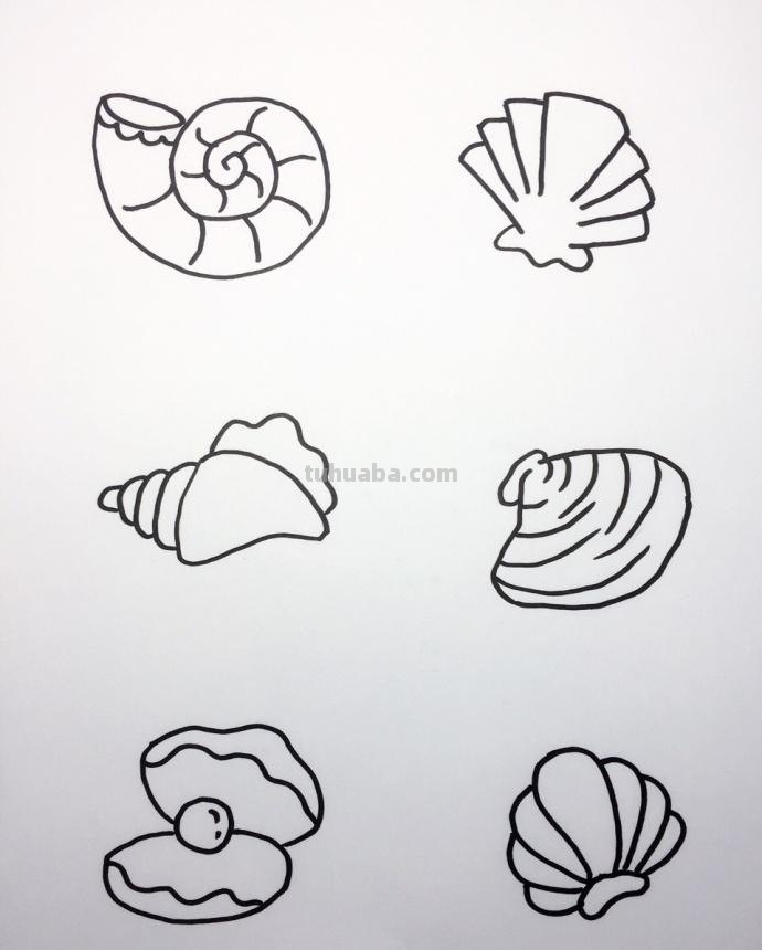 海底世界大海小鱼珊瑚简笔画！哄娃利器！