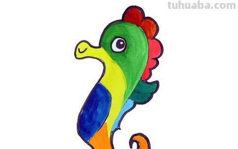 幻彩简笔画 神秘而多彩的海洋动物