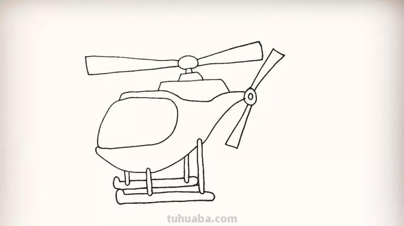 简笔画 - 炫酷的直升飞机绘画教程, 分分钟学会,收藏起来教孩子 简笔画 - 炫酷的直升飞机绘画教程, 分分钟学会,收藏起来教孩子