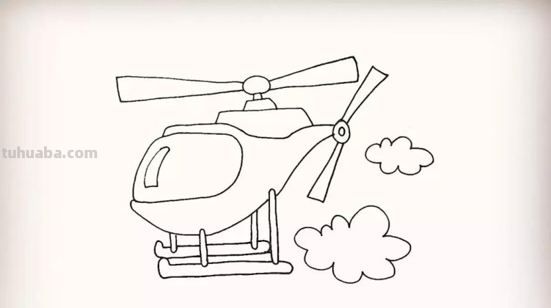 简笔画 - 炫酷的直升飞机绘画教程, 分分钟学会,收藏起来教孩子 简笔画 - 炫酷的直升飞机绘画教程, 分分钟学会,收藏起来教孩子