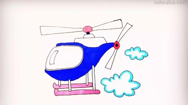 简笔画 - 炫酷的直升飞机绘画教程, 分分钟学会,收藏起来教孩子 简笔画 - 炫酷的直升飞机绘画教程, 分分钟学会,收藏起来教孩子