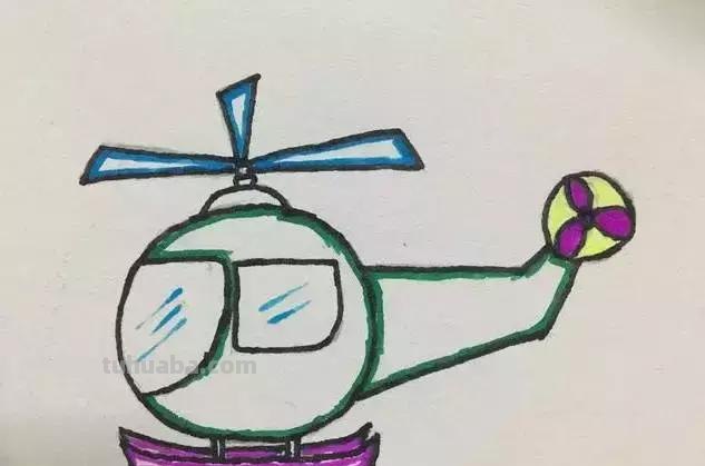 简笔画 - 炫酷的直升飞机绘画教程, 分分钟学会,收藏起来教孩子 简笔画 - 炫酷的直升飞机绘画教程, 分分钟学会,收藏起来教孩子