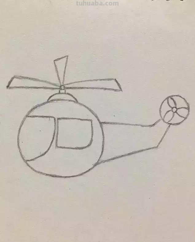 简笔画 - 炫酷的直升飞机绘画教程, 分分钟学会,收藏起来教孩子 简笔画 - 炫酷的直升飞机绘画教程, 分分钟学会,收藏起来教孩子
