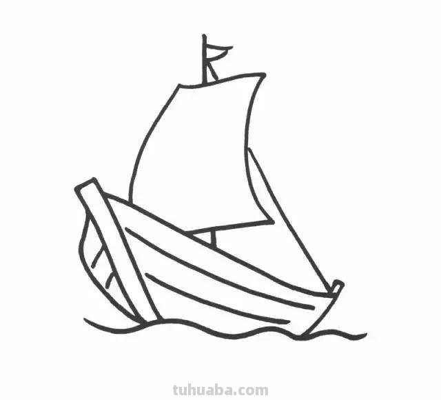 动态简笔画丨船、飞机、轮船、汽车、坦克