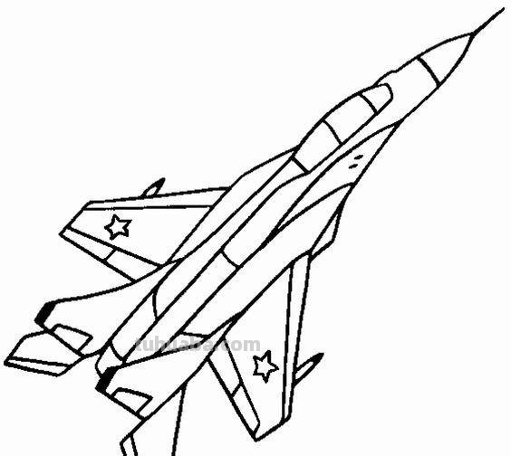 终于找到了，飞机和坦克的简笔画线稿集锦，都是干货