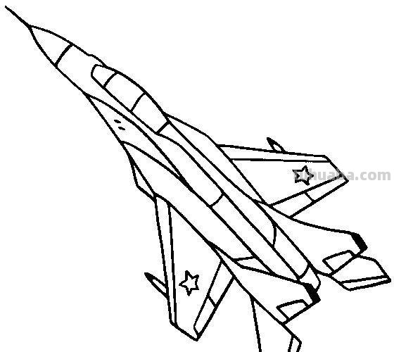 终于找到了，飞机和坦克的简笔画线稿集锦，都是干货