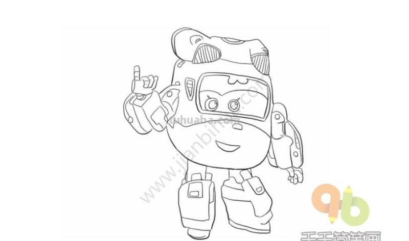 超级飞侠幼儿亲子简笔画，宝宝轻松学画画！