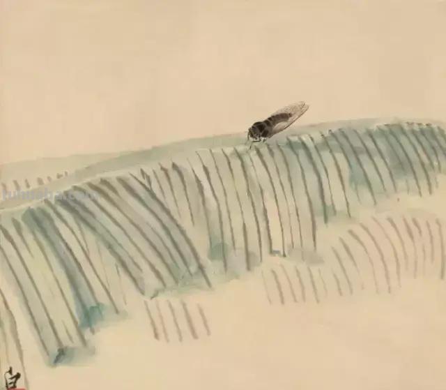 蝉的100副名家国画，画法详解