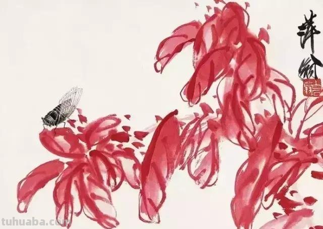 蝉的100副名家国画，画法详解