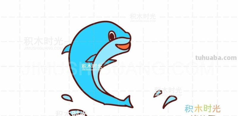 海豚简笔画教程,画海豚简笔画 海豚简笔画教程,画海豚简笔画