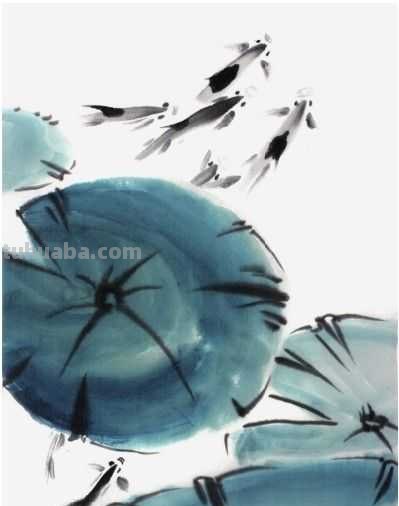 莲叶怎么画？不会上色？快来学习这几点画法，学会几分钟一幅画！