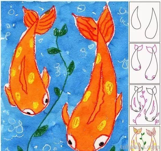 简笔画 - 动物人物风景简笔画，附步骤图，一学就会，速收藏