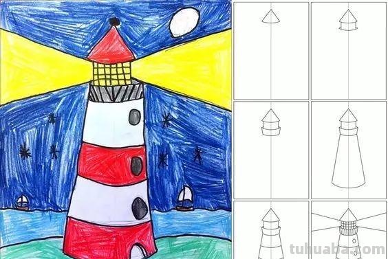 简笔画 - 动物人物风景简笔画，附步骤图，一学就会，速收藏