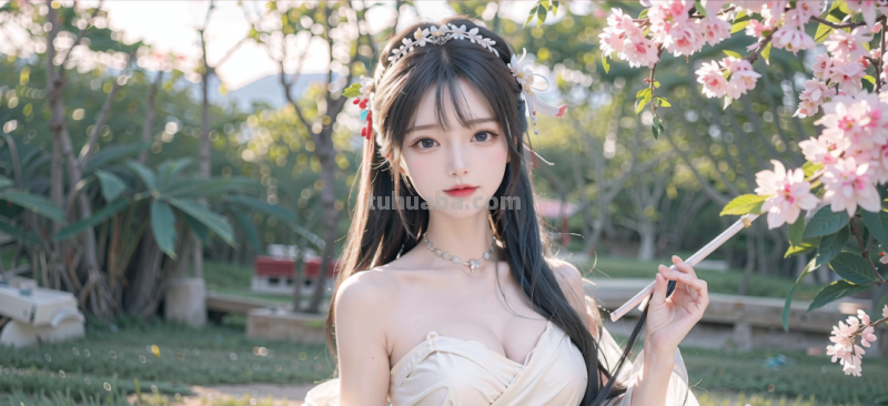 AI绘图 - 国风传统服饰美女