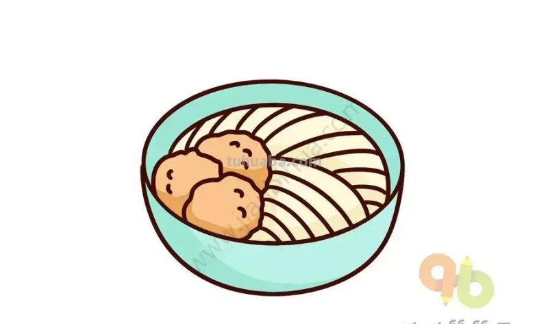 各种美食简笔画素材，问问宝宝是想画呢还是想吃呢？