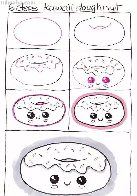 儿童简笔画：十几款零食与小甜品的画法，简单的美食更充满诱惑力