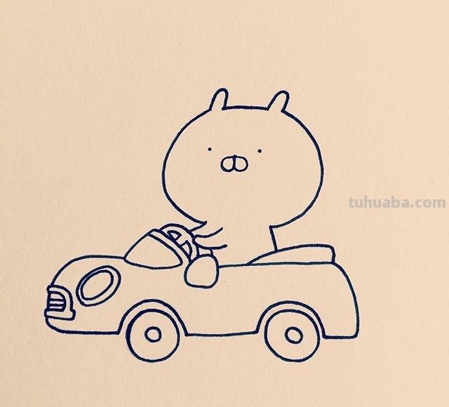 萌宠小可爱的日常生活简笔画