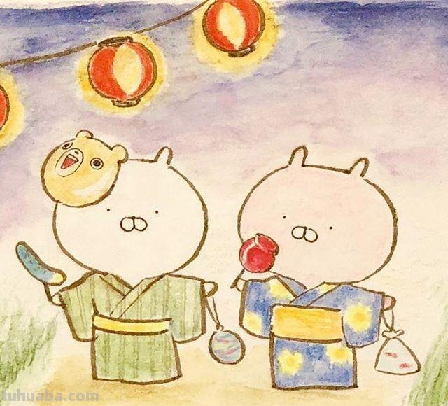 萌宠小可爱的日常生活简笔画