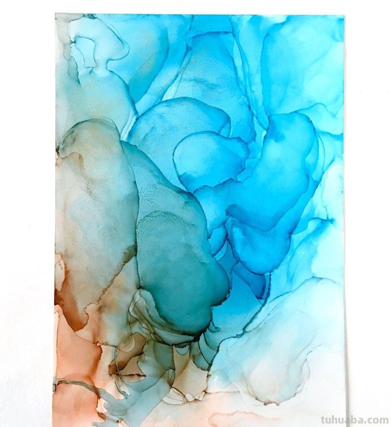 不会水彩画？用这个小技巧 水彩画简单又好看