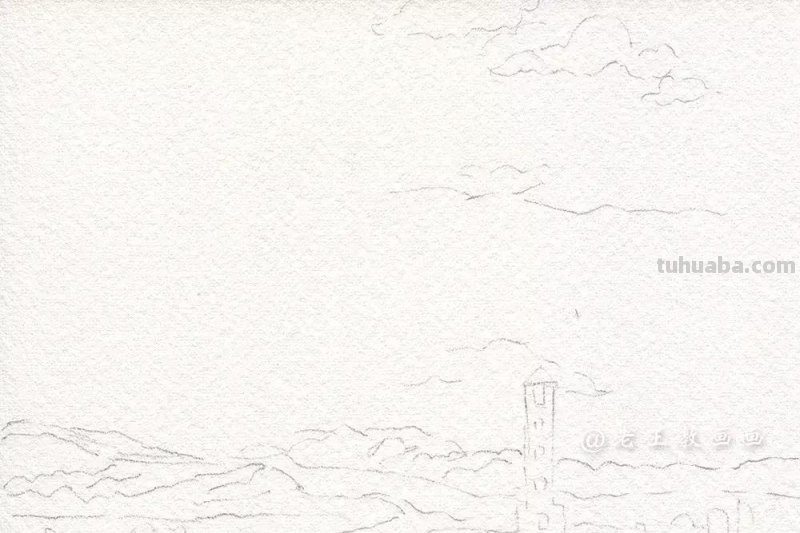 水彩风景画教程，老王教你画水彩