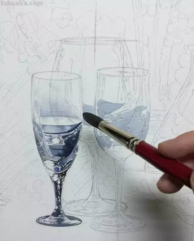 不会画水彩画？给你分享一个非常详细的示范教程