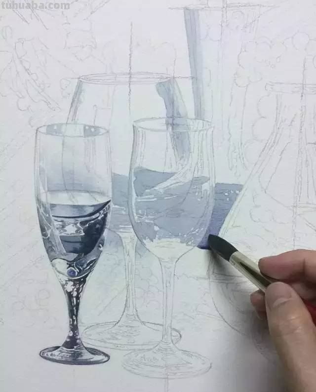 不会画水彩画？给你分享一个非常详细的示范教程