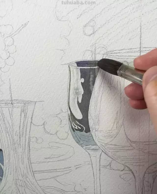 不会画水彩画？给你分享一个非常详细的示范教程