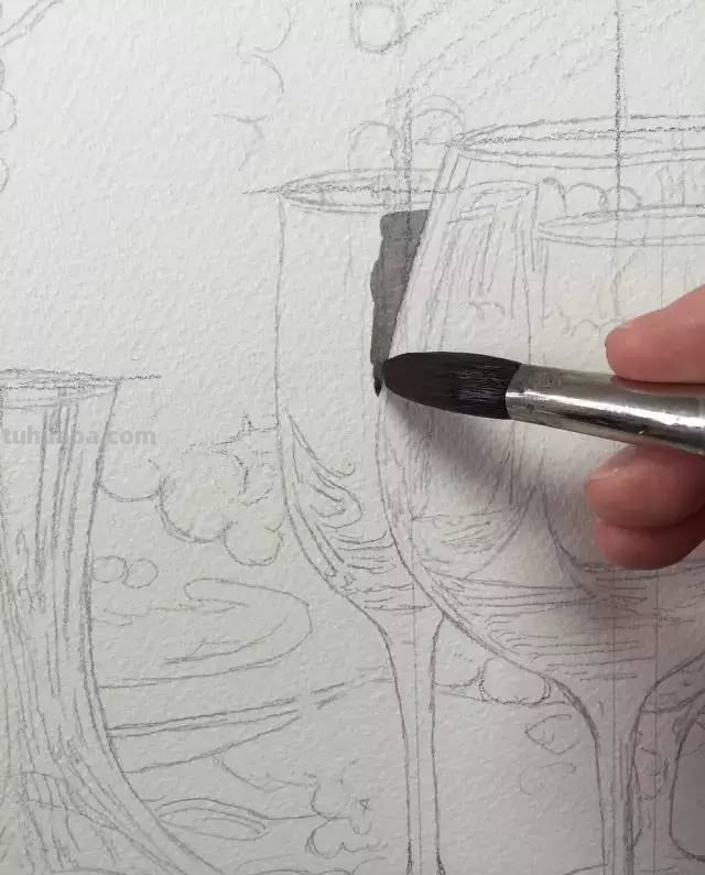 不会画水彩画？给你分享一个非常详细的示范教程