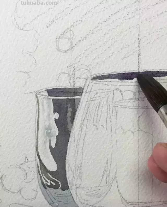 不会画水彩画？给你分享一个非常详细的示范教程
