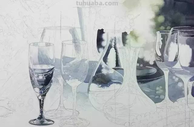 不会画水彩画？给你分享一个非常详细的示范教程