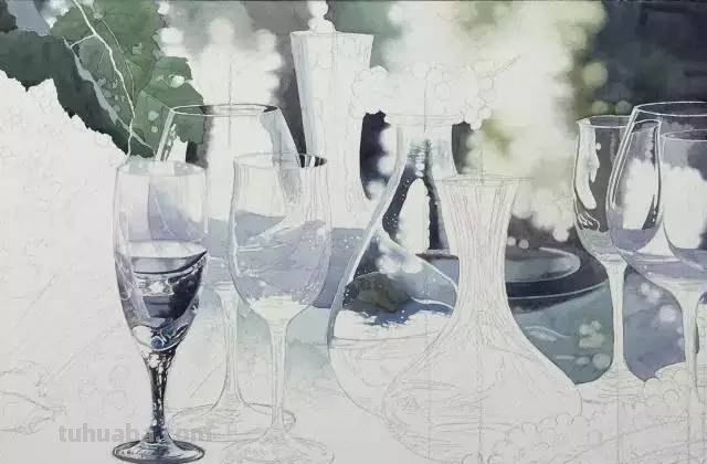 不会画水彩画？给你分享一个非常详细的示范教程