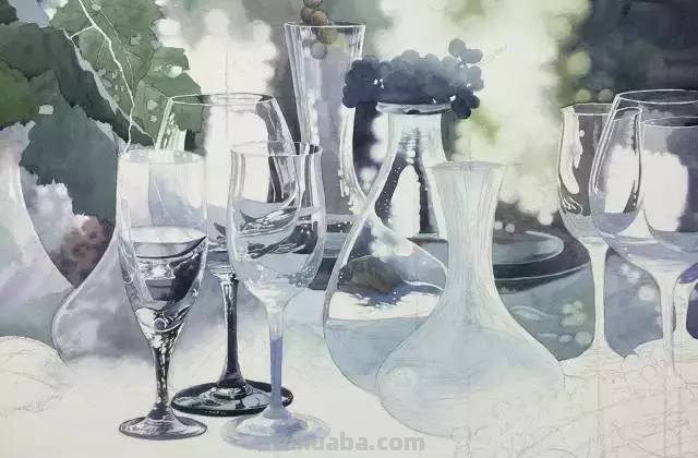 不会画水彩画？给你分享一个非常详细的示范教程
