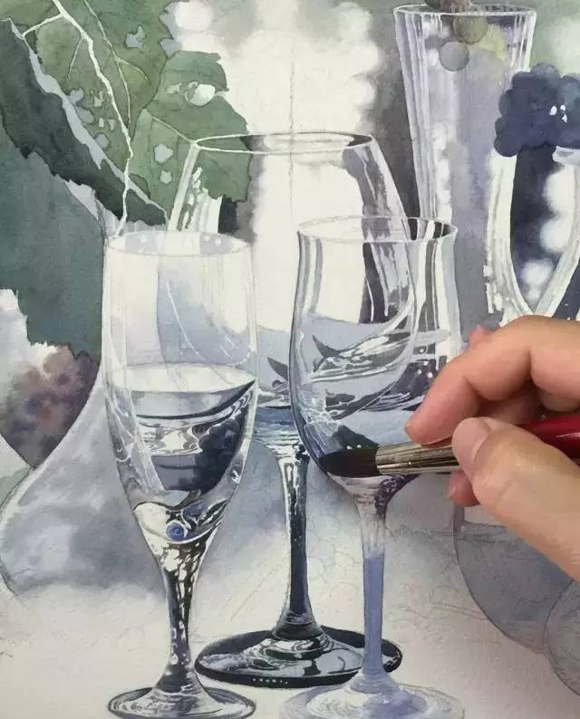 不会画水彩画？给你分享一个非常详细的示范教程