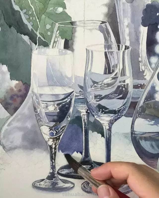 不会画水彩画？给你分享一个非常详细的示范教程