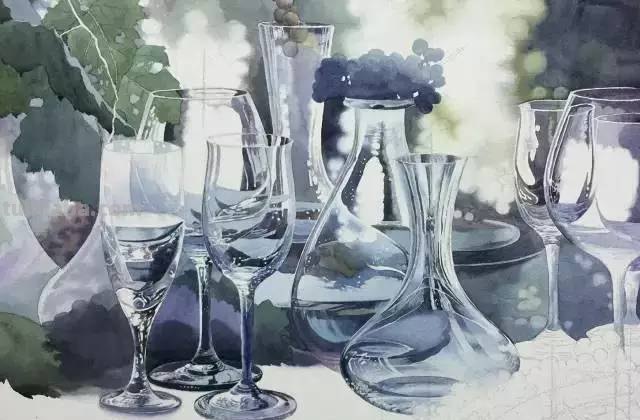 不会画水彩画？给你分享一个非常详细的示范教程
