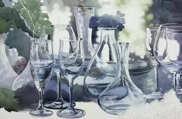 不会画水彩画？给你分享一个非常详细的示范教程