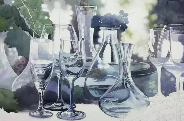 不会画水彩画？给你分享一个非常详细的示范教程