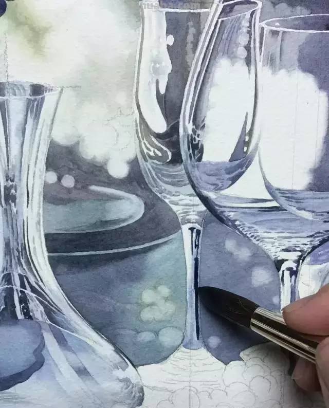 不会画水彩画？给你分享一个非常详细的示范教程