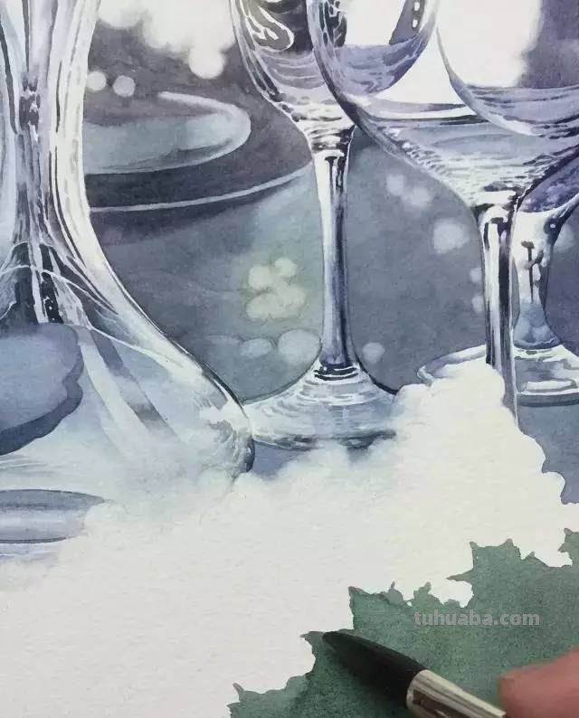 不会画水彩画？给你分享一个非常详细的示范教程