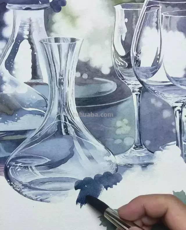不会画水彩画？给你分享一个非常详细的示范教程