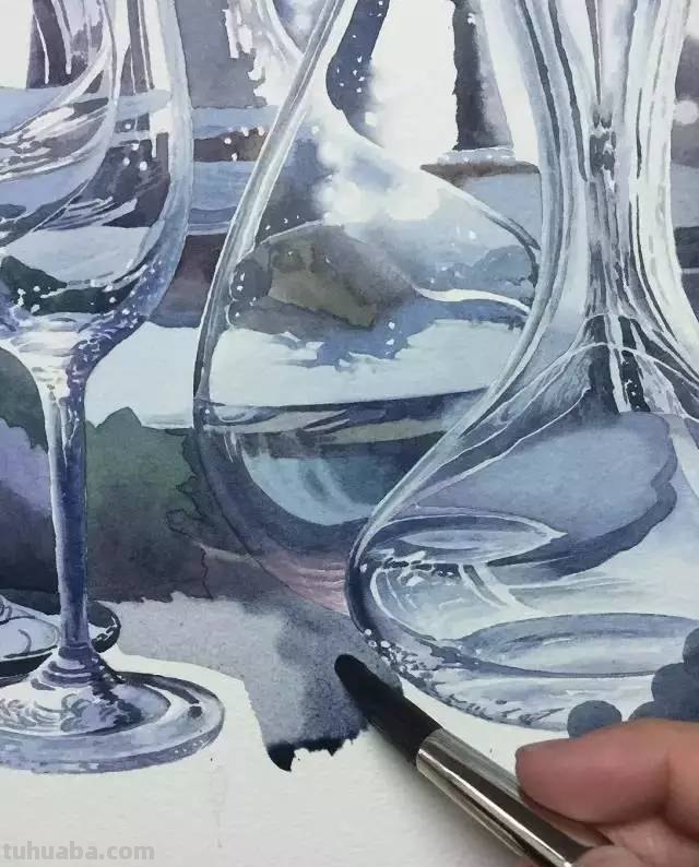 不会画水彩画？给你分享一个非常详细的示范教程