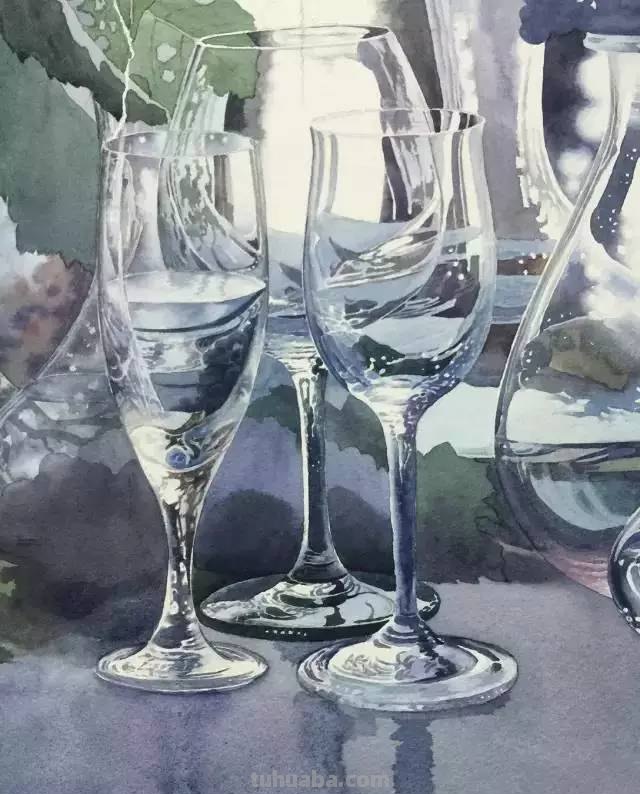 不会画水彩画？给你分享一个非常详细的示范教程