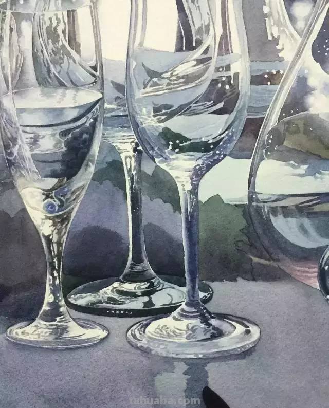 不会画水彩画？给你分享一个非常详细的示范教程