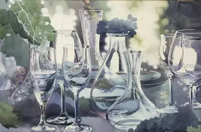 不会画水彩画？给你分享一个非常详细的示范教程