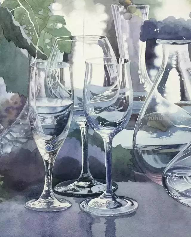 不会画水彩画？给你分享一个非常详细的示范教程